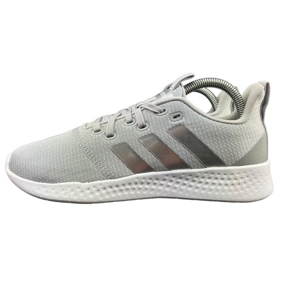 Adidas Women's Puremotion Silver Metallic White Running Shoes FW8667 Size 8.5 - Picture 3 of 11